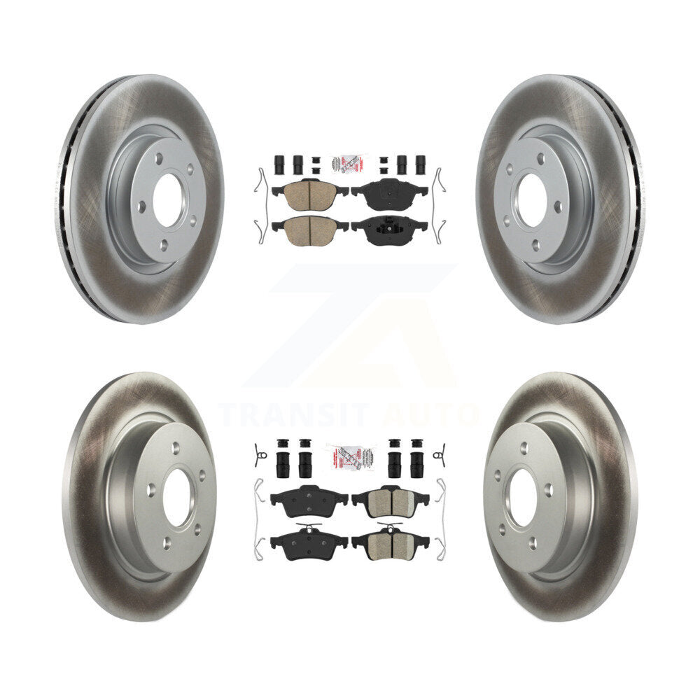 Kit de plaquettes en céramique avant et arrière et Rotor de frein à disque revêtu, pour Volvo S40 C30 V50 C7