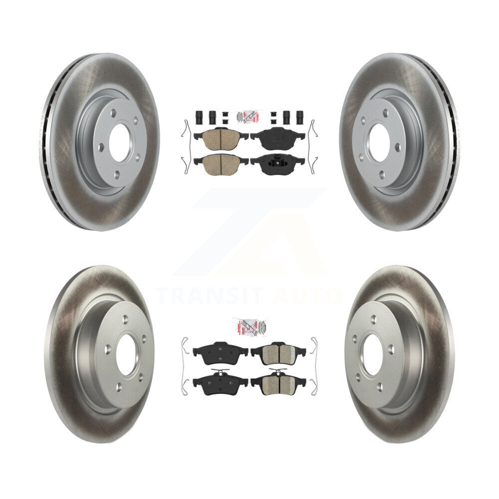 Kit de plaquettes en céramique avant et arrière et Rotor de frein à disque revêtu, pour Volvo S40 C30 V50 C7