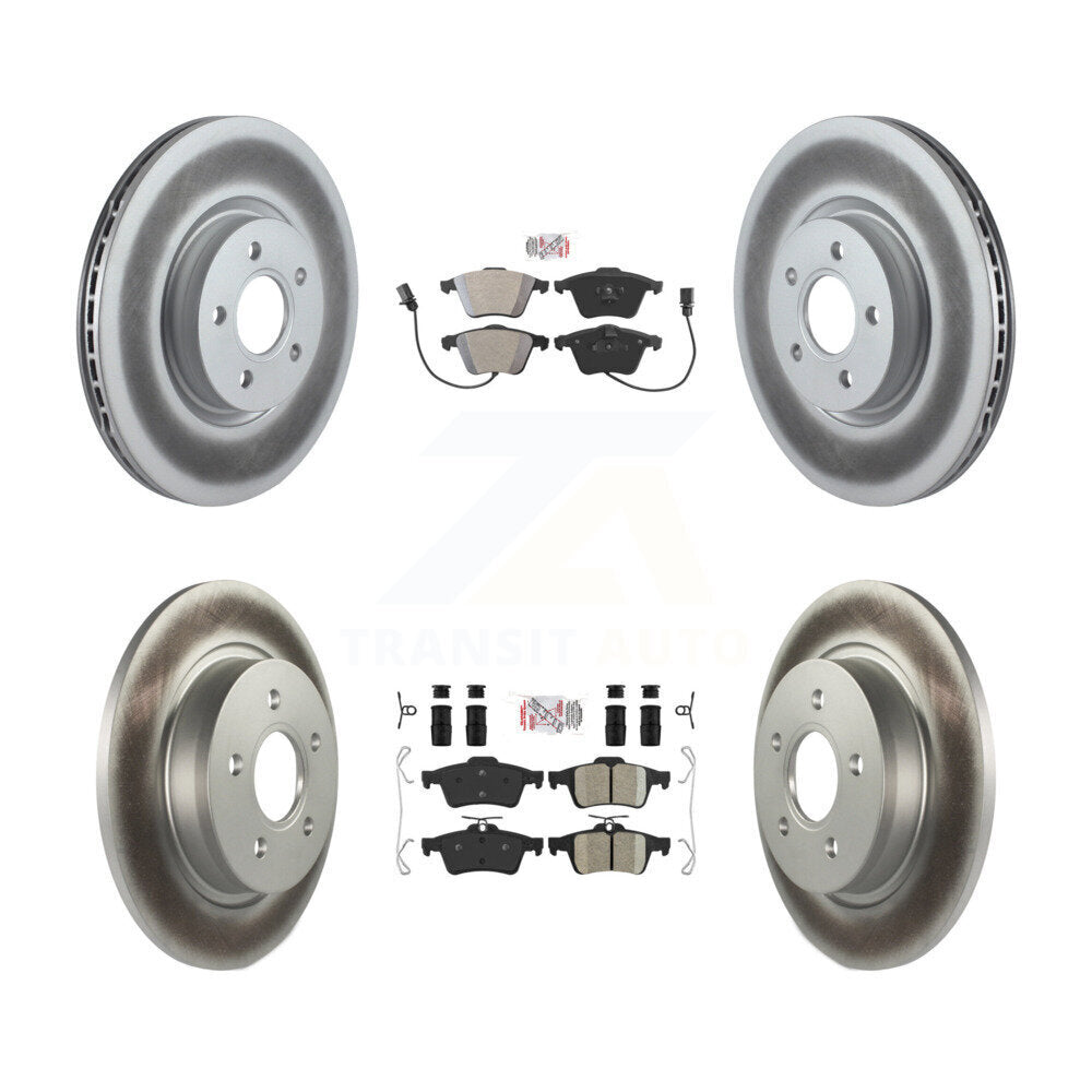Kit de rotors de frein à revêtement en céramique, semi-métallique avant et arrière, pour Volvo S40 V50 C7