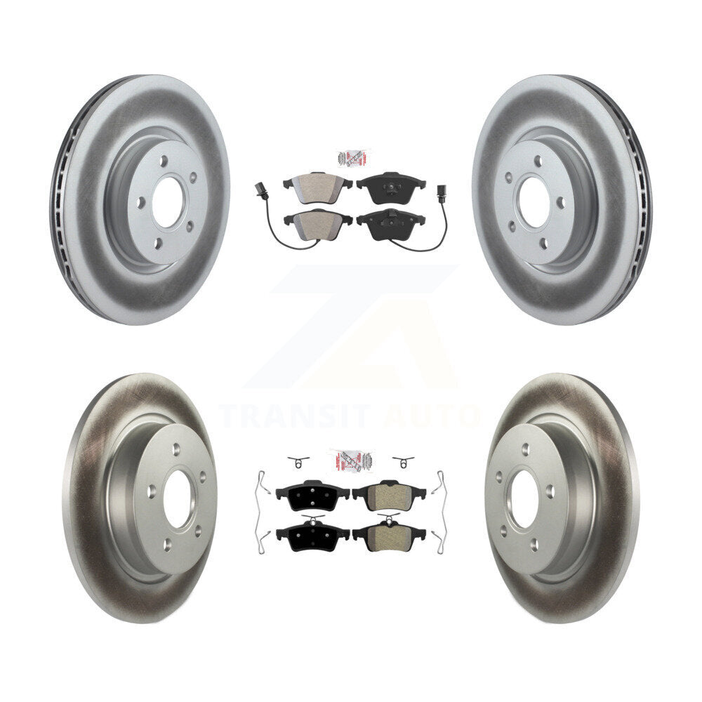 Kit de rotors de frein à disque semi-métalliques avant et arrière, pour Volvo S40 V50 C7