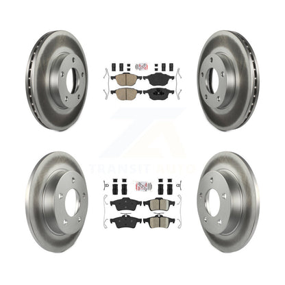 Kit de plaquettes en céramique avant et arrière et disques de frein enduits pour Mazda 3 Sport