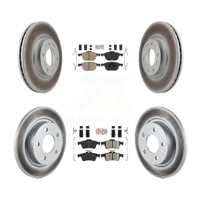 Kit de plaquettes en céramique avant et arrière et disques de frein enduits pour Mazda 3 Sport