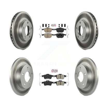 Kit de plaquettes en céramique avant et arrière et disques de frein enduits pour Mazda 3 Sport