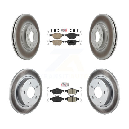 Kit de plaquettes en céramique avant et arrière et disques de frein enduits pour Mazda 3 Sport
