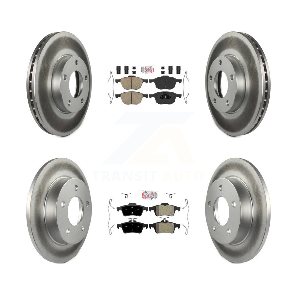 Kit de Rotor de frein à disque, revêtement de protection semi-métallique avant et arrière en céramique pour Mazda 3 Spor