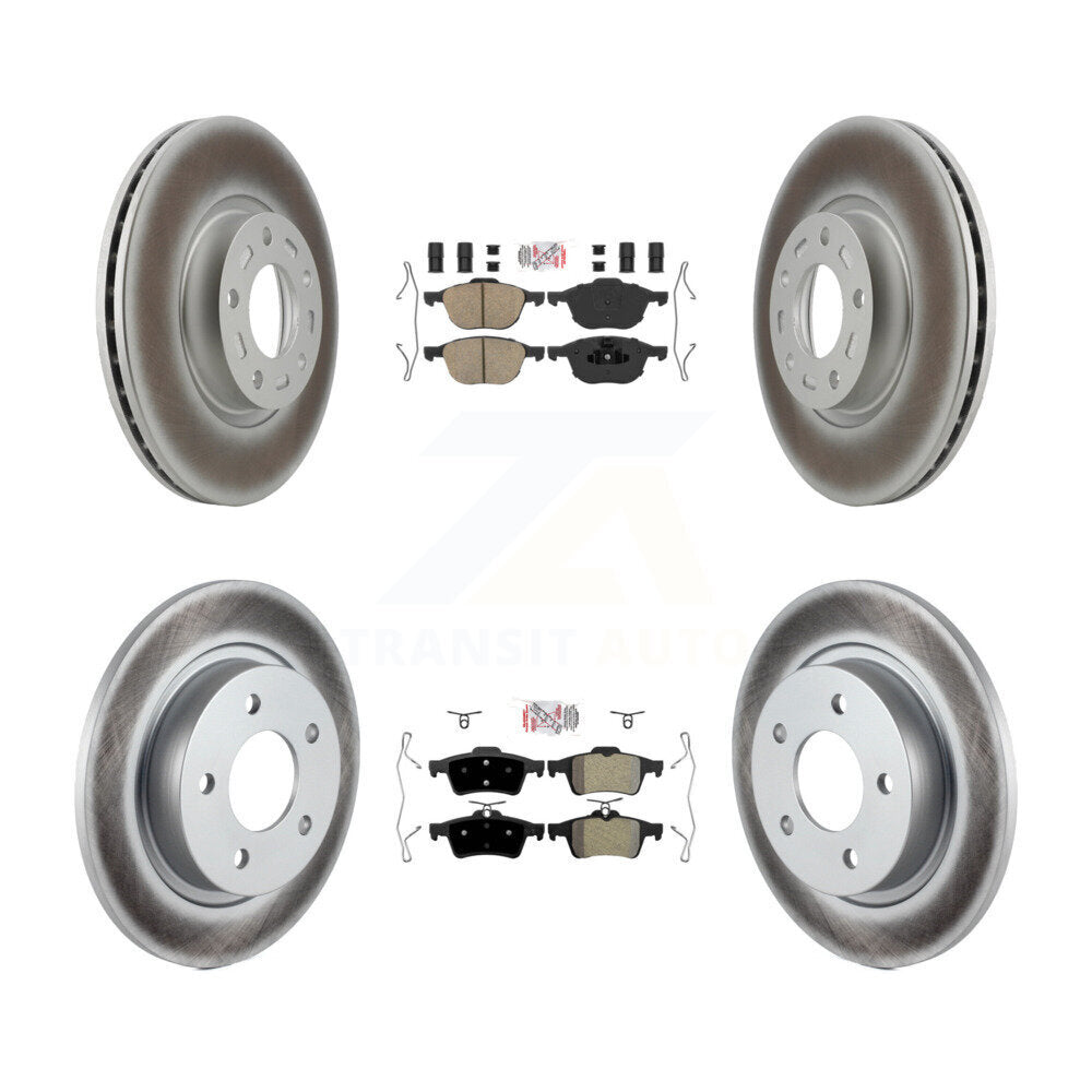 Kit de Rotor de frein à disque, revêtement de protection semi-métallique avant et arrière en céramique pour Mazda 3 Spor