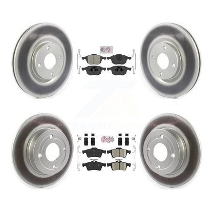 Kit de rotors de frein à revêtement en céramique, semi-métallique, avant et arrière, pour Ford EcoSport FW