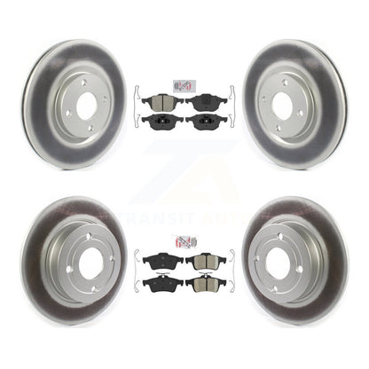 Kit de rotors de frein à revêtement en céramique, semi-métallique, avant et arrière, pour Ford EcoSport FW