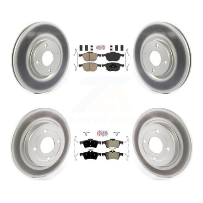 Kit de rotors de frein à revêtement semi-métallique avant et arrière en céramique pour Ford EcoSport AW