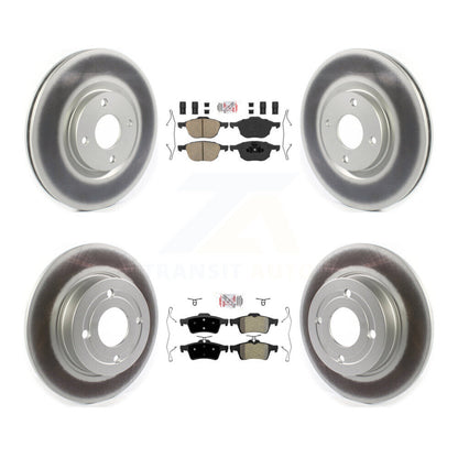 Kit de rotors de frein à revêtement semi-métallique avant et arrière en céramique pour Ford EcoSport FW