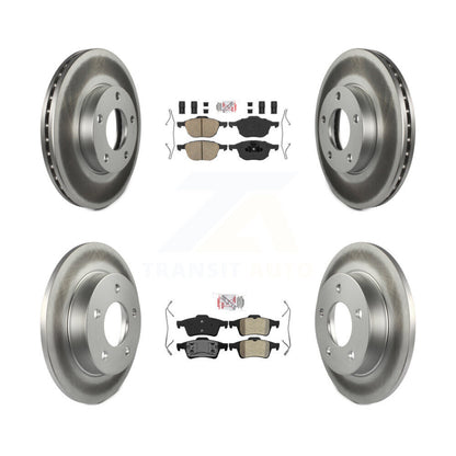 Kit de Rotor de frein à revêtement de plaquette semi-métallique avant et arrière en céramique pour Mazda 3 2.0 04-05
