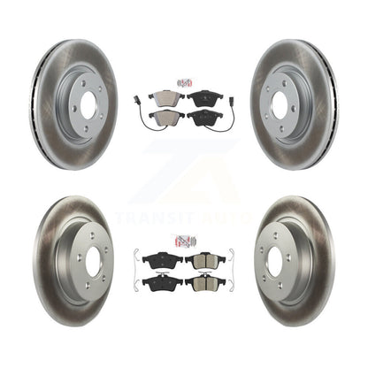 Kit de plaquettes de frein en céramique avant et arrière semi-métalliques et rotor de frein à disque revêtu pour Volvo S4