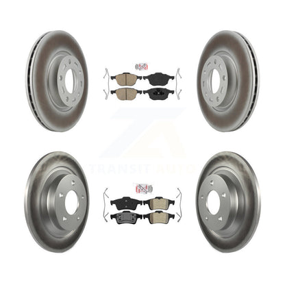 Kit de Rotor de frein avec revêtement de plaquettes semi-métalliques avant et arrière en céramique, pour Mazda 5 à 02 0