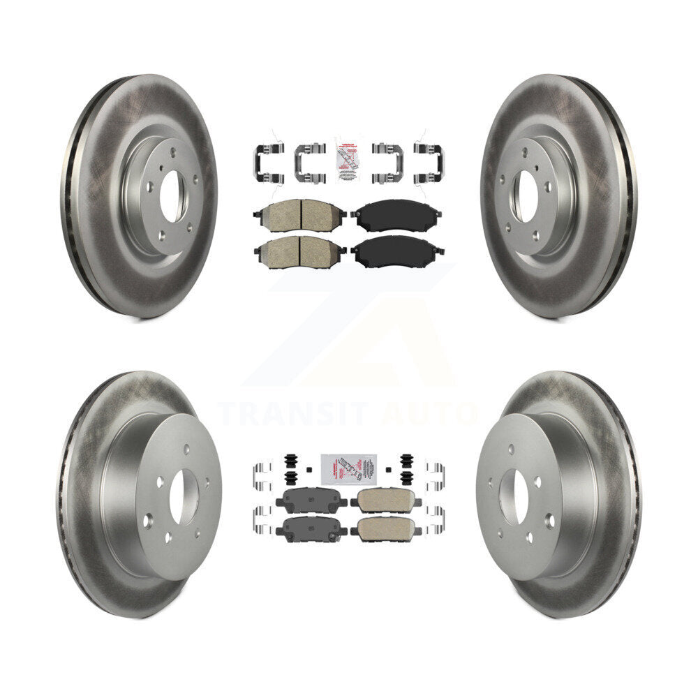 Kit de Rotor de frein à revêtement en céramique, semi-métallique avant et arrière, pour Nissan Murano QX7