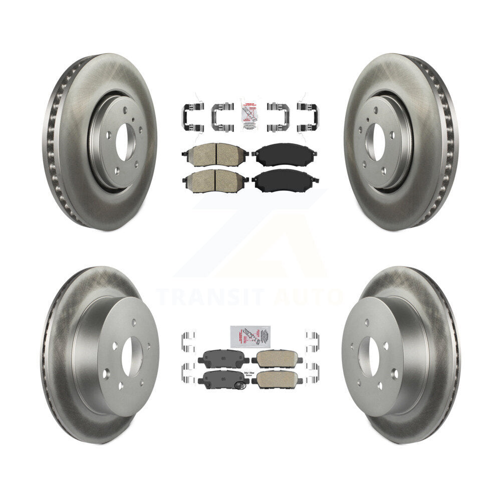 Kit de Rotor de frein à revêtement en céramique, semi-métallique avant et arrière, pour INFINITI FX35 FX3