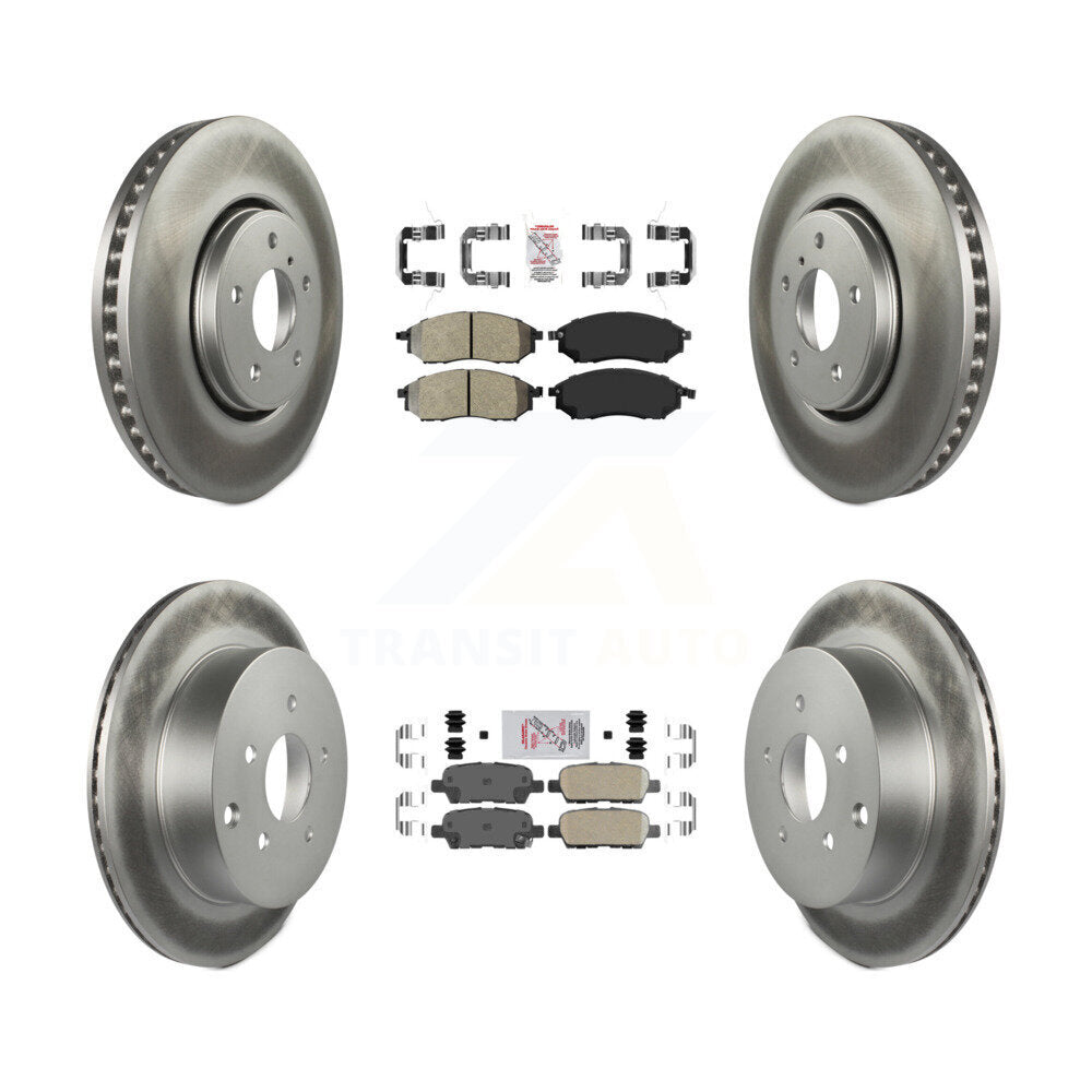 Kit de Rotor de frein à revêtement en céramique, semi-métallique avant et arrière, pour INFINITI FX35 FX3