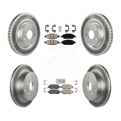 Kit de rotors de frein enduits de plaquettes en céramique avant et arrière, pour Nissan Murano Pathfinder QX6