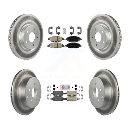 Kit de rotors de frein enduits de plaquettes en céramique avant et arrière, pour Nissan Murano Pathfinder QX6