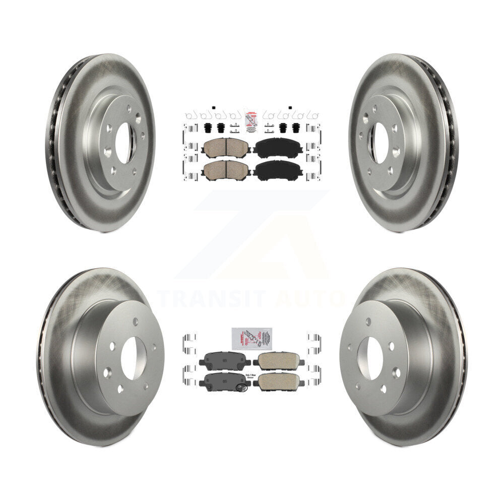 Kit de rotors de frein à disque en céramique, revêtement avant et arrière, pour Nissan Rogue Sport Qashqa