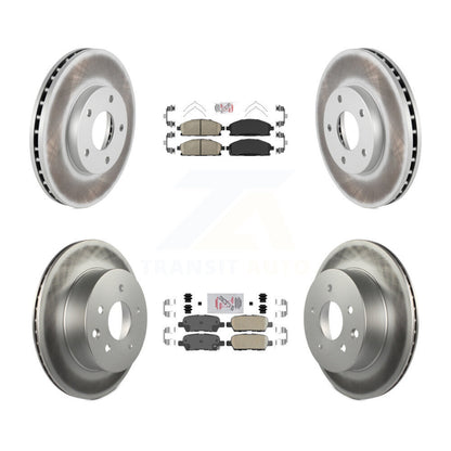 Kit de rotors de frein à disque recouverts de plaquettes en céramique avant et arrière, pour Nissan x-trai 2005 – 2006