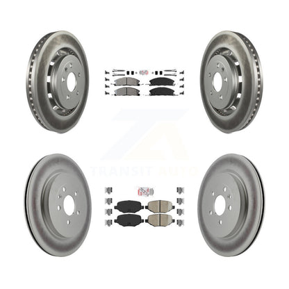 Kit de Rotor de frein à revêtement en céramique, semi-métallique avant et arrière, pour Ford Explorer Fle