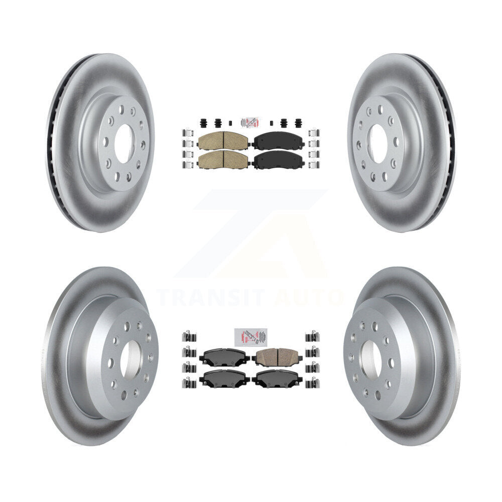 Kit de disques de frein avant et arrière avec revêtement en céramique, pour Jeep Wrangler Spor 2018 – 2019