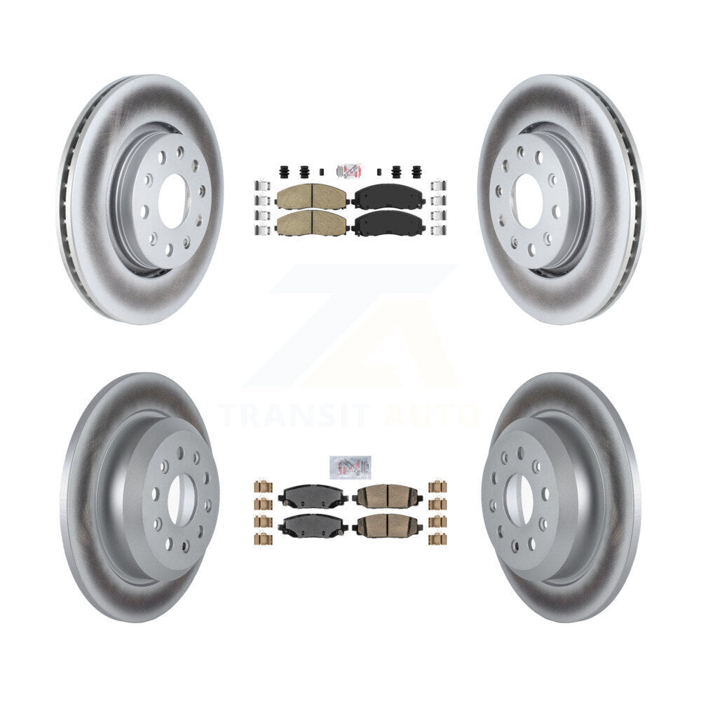 Kit de rotors de frein à revêtement en céramique avant et arrière, pour Jeep Wrangler Rubico 2018 – 2020