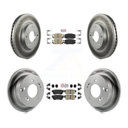 Kit de plaquettes en céramique avant et arrière et disques de frein à disque revêtus, pour Hyundai Sonata 2.4