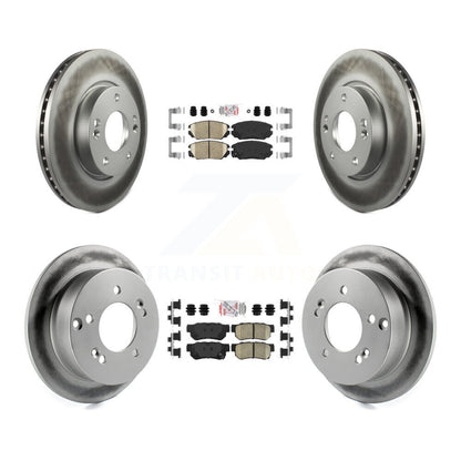 Kit de plaquettes en céramique avant et arrière et disques de frein à disque revêtus, pour Hyundai Sonata 2.4