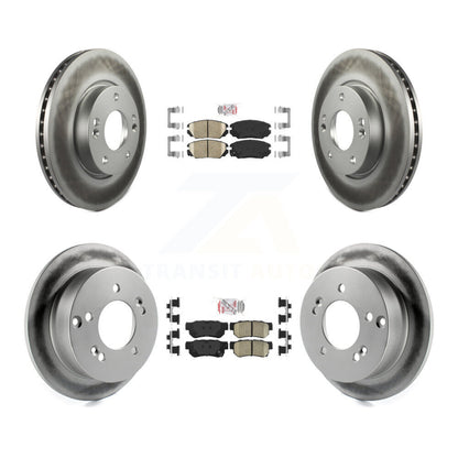 Kit de plaquettes en céramique avant et arrière et disques de frein à disque revêtus, pour Hyundai Sonata 2.4