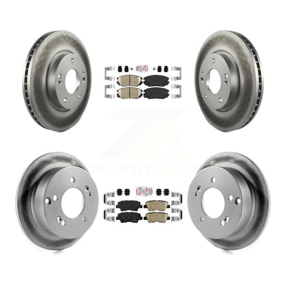 Kit de plaquettes en céramique avant et arrière et disques de frein à disque revêtus, pour Hyundai Sonata 2.4