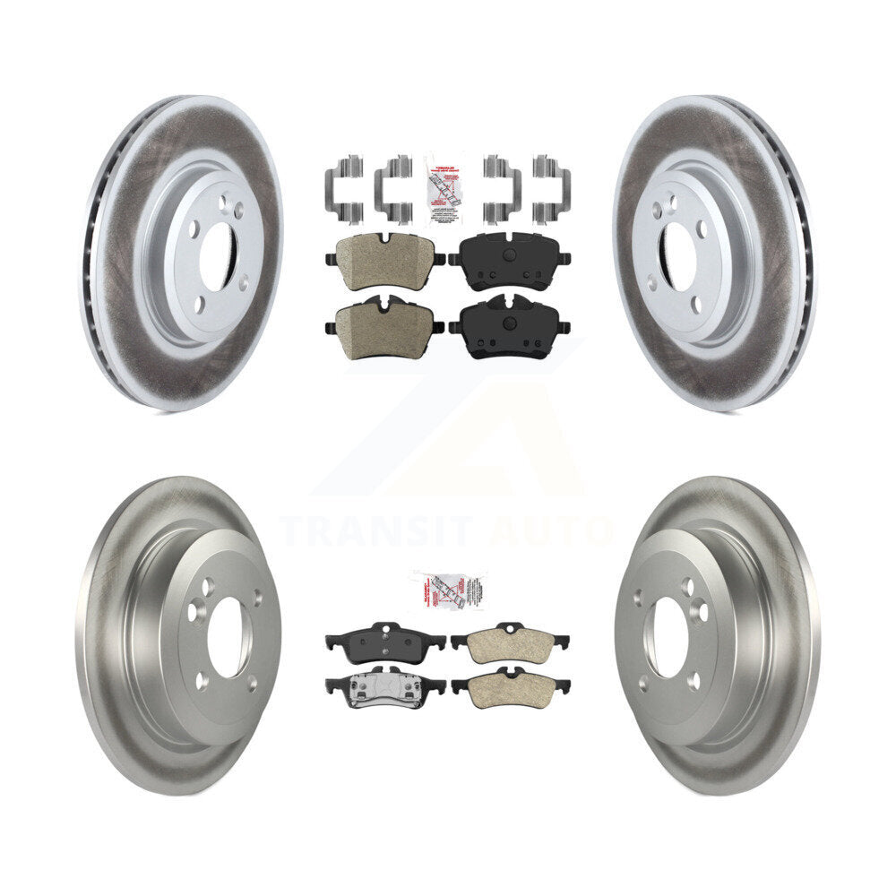 Kit de Rotor de frein à disque enduit de plaquettes en céramique avant semi-métalliques arrière pour Mini Coope