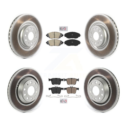 Kit de Rotor de frein à disque, revêtement de coussinets en céramique avant et arrière, pour Volkswagen Golf 2017 – 2019