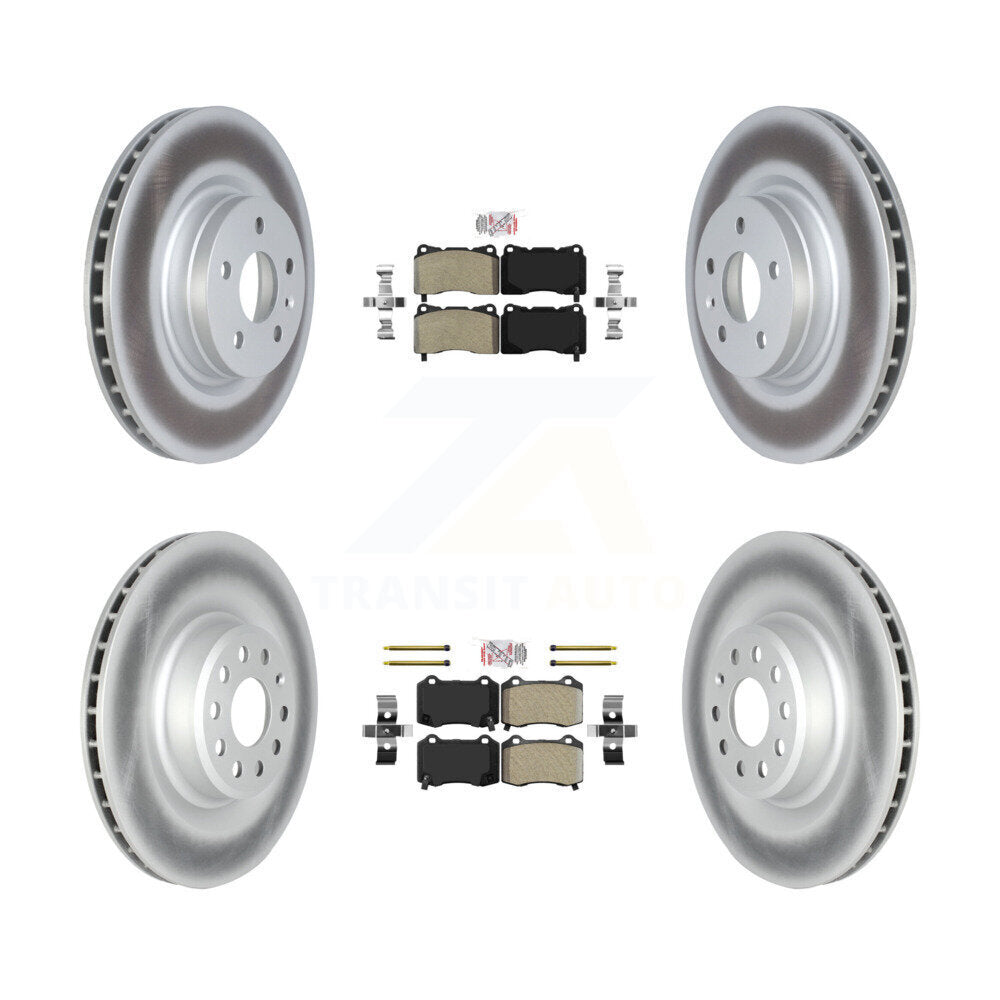 Kit de Rotor de frein à disque avec revêtement de tampons semi-métalliques avant et arrière pour Tesla X 2017 – 2019