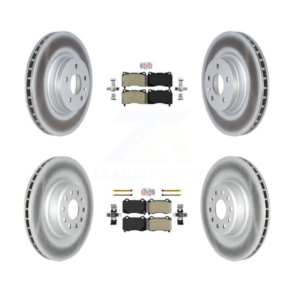 Kit de Rotor de frein à disque avec revêtement de tampons semi-métalliques avant et arrière pour Tesla X 2017 – 2019