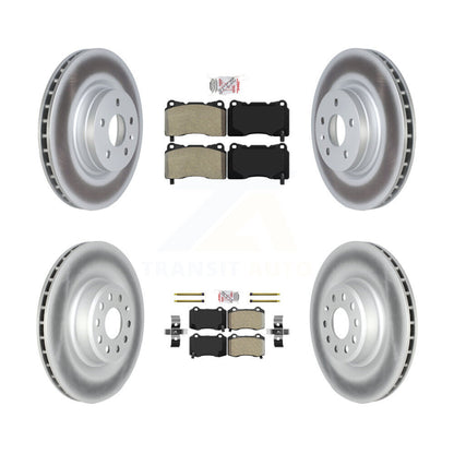 Kit de Rotor de frein à disque avec revêtement de tampons semi-métalliques avant et arrière pour Tesla X 2017 – 2019
