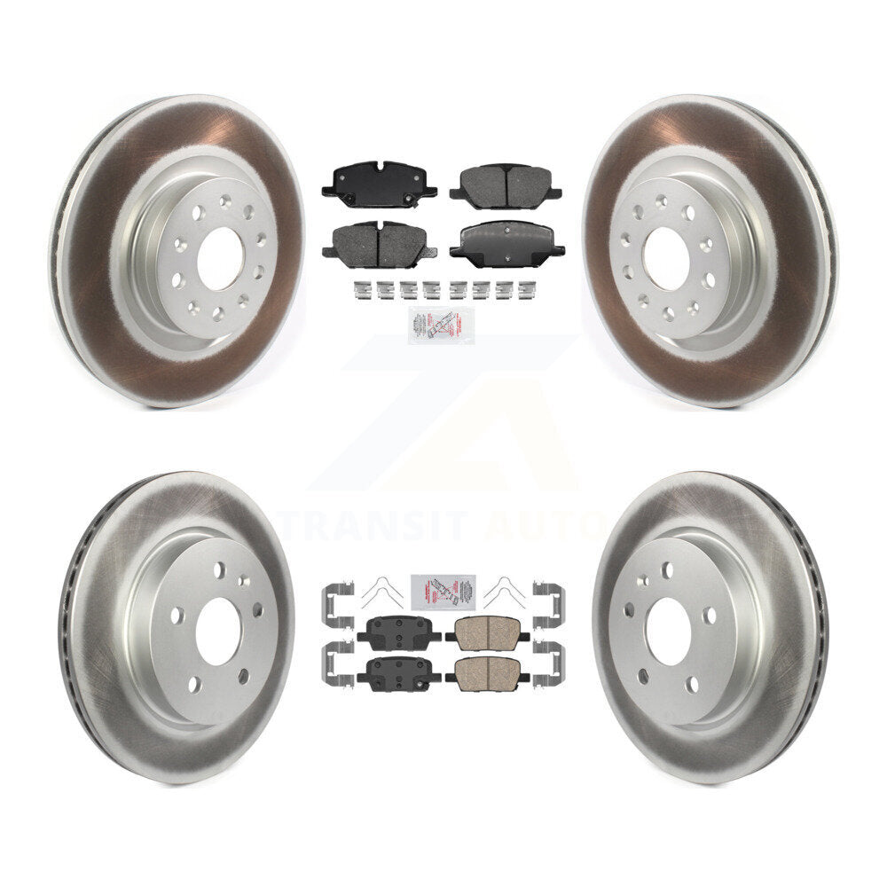 Kit de Rotor de frein à revêtement de plaquettes en céramique avant et arrière, pour Chevrolet Camaro LT 22 avec 2.0
