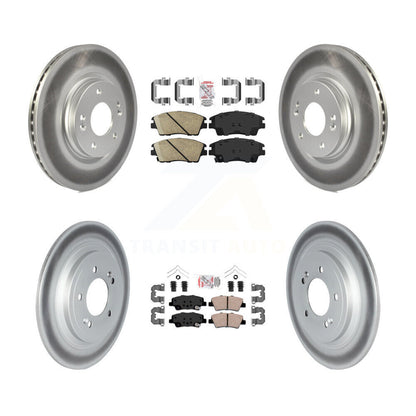 Kit de Rotor de frein à disque, revêtement de coussinets en céramique avant et arrière, pour Kia Sportage Hyundai Tucso