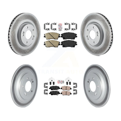 Kit de rotors de frein à revêtement de plaquettes en céramique avant et arrière, pour Kia Sportage Turbocharge 17-22