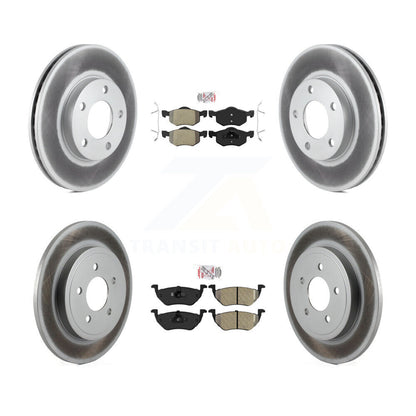 Kit de rotors de frein à revêtement semi-métallique avant et arrière, pour Ford Escape Mazda Tribut
