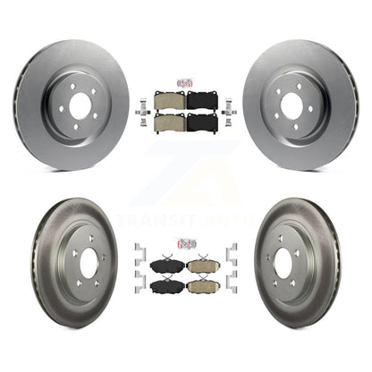 Kit de rotors de frein à disque en céramique, semi-métallique, pour Ford Mustang, avant et arrière