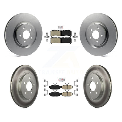 Kit de rotors de frein à disque en céramique, semi-métallique, pour Ford Mustang, avant et arrière
