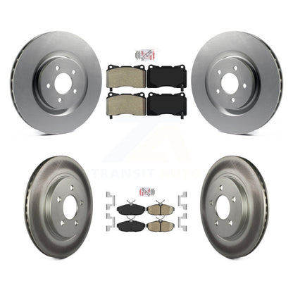 Kit de rotors de frein à disque en céramique, semi-métallique, pour Ford Mustang, avant et arrière
