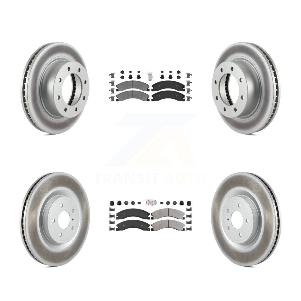 Kit de rotors de frein à disque, revêtement de protection semi-métallique avant et arrière, pour Nissan NV2500 NV350