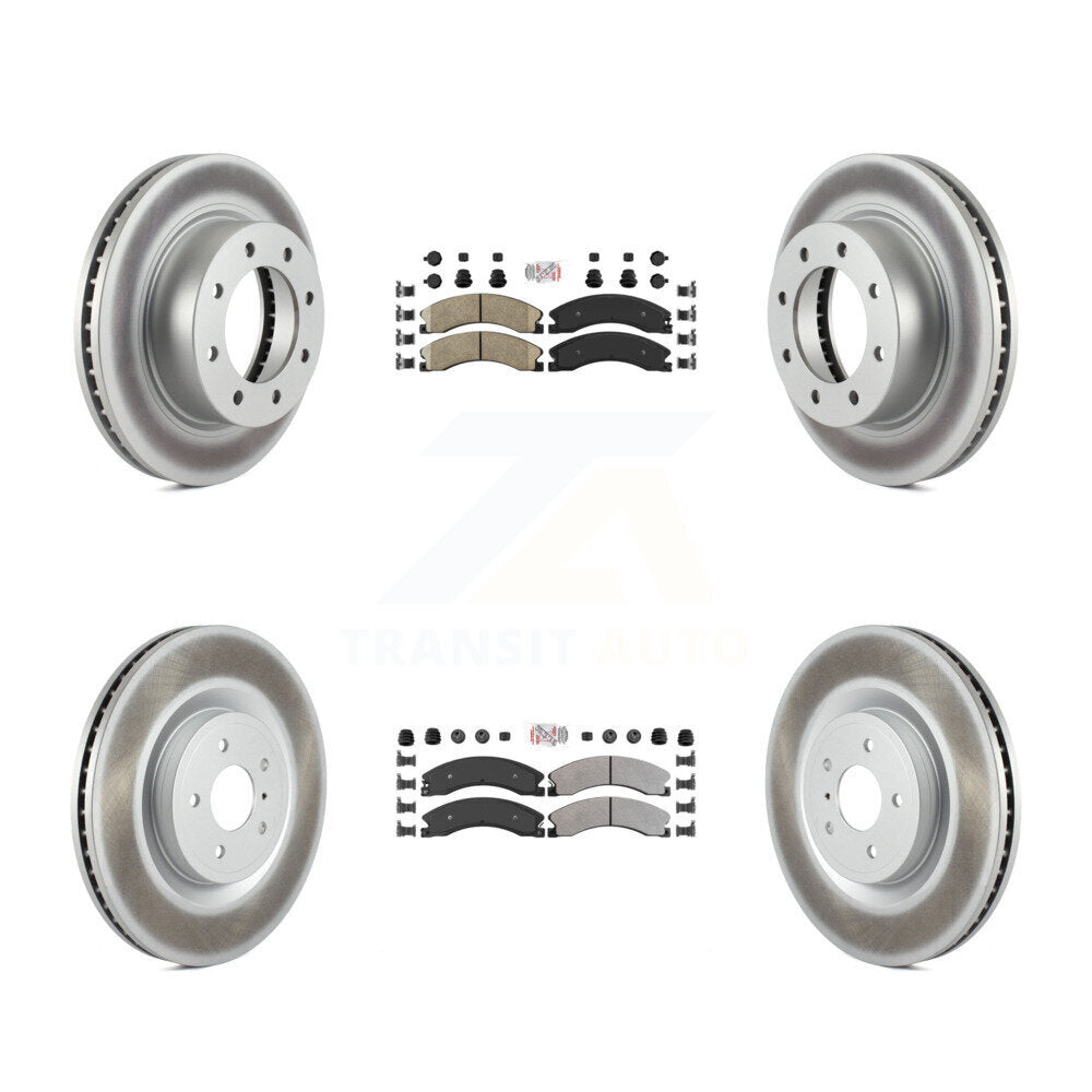 Kit de Rotor de frein à disque, revêtement de protection semi-métallique avant et arrière en céramique pour Nissan NV250