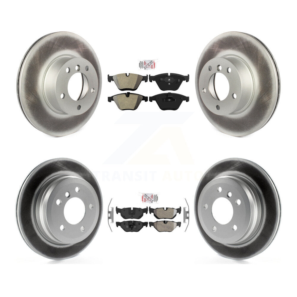 Kit de Rotor de frein à revêtement de plaquettes semi-métalliques avant et arrière, pour BMW 328i xDrive X1 328x