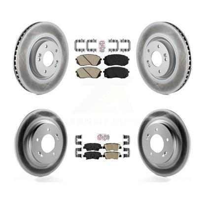 Kit de Rotors de frein à disque, revêtement de coussinets en céramique avant et arrière, pour Hyundai Sonata Kia Cadenz