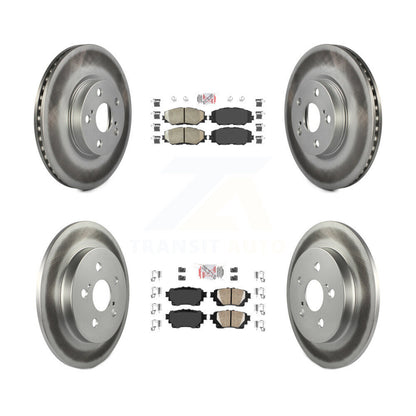 Kit de rotors de frein à disque recouverts de tampons en céramique avant et arrière, pour Toyota Corolla 2019 1.8