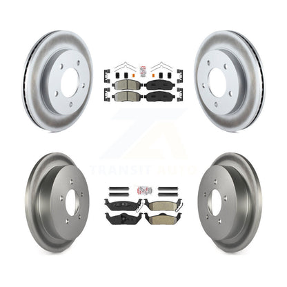 Kit de Rotor de frein à disque avec revêtement de tampons semi-métalliques avant et arrière pour Ford F-150 4W 2004