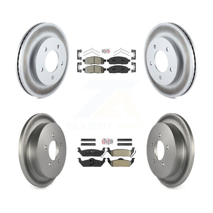 Kit de Rotor de frein à disque avec revêtement de tampons semi-métalliques avant et arrière pour Ford F-150 4W 2004